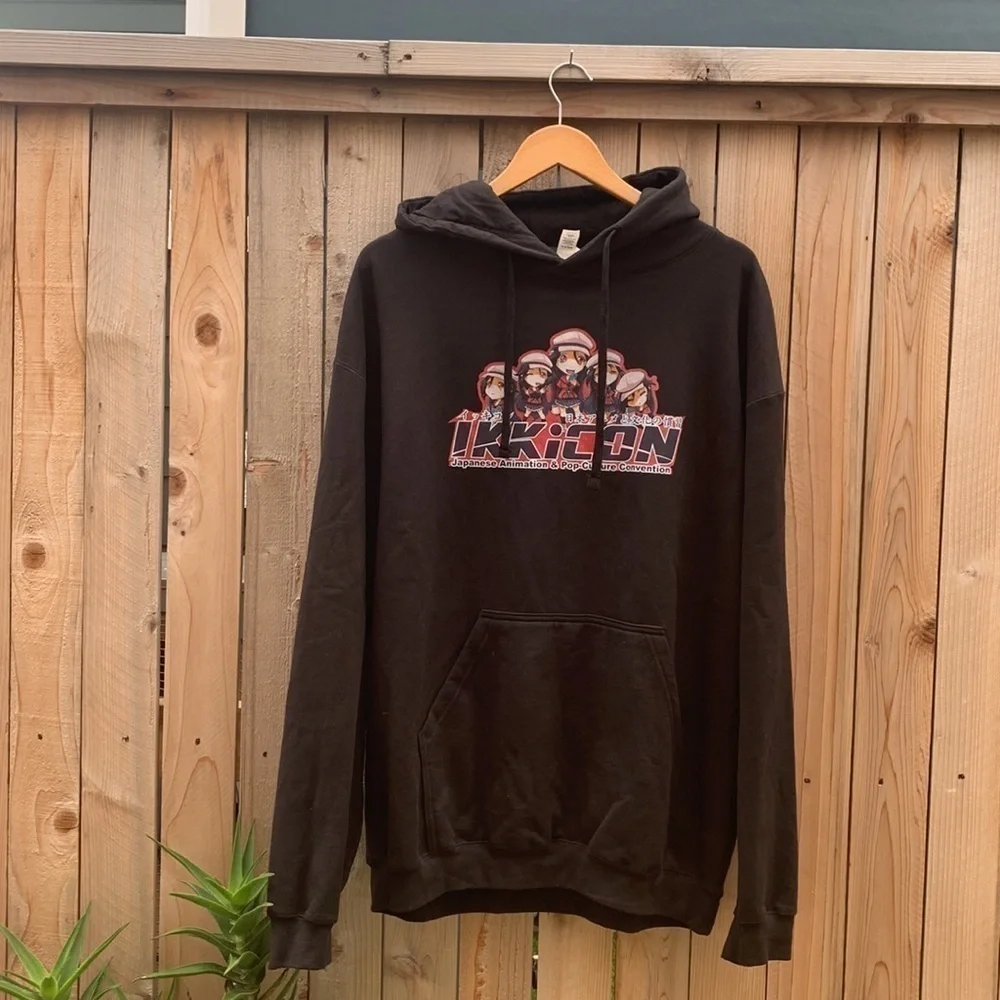 Ikkicon Japanese Animation & Pop Culture Convention hoodie size XL